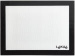 Lékué Silicone Baking Mat sütőlap, 40x30cm, platina szilikon, áttetsző/fekete