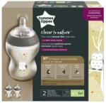 Tommee Tippee Natural Start Anti-colic cumisüveg, 260 ml 0m+ Frog 2 db (5010415225214)