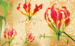 Consalnet Red lilies poszter, fotótapéta (C1-1386)