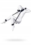 Toyfa Anonymo rögzítő heveder párnával, velúr, fekete, 127 cm Anonymo a Toyfa által (6975562450379)
