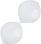 Rocca Fun Factory Set 10 baloane latex doua capete link o loon alb 30 cm
