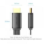 Vention Cablu video Vention, HDMI (T) la HDMI (T), 10m, rezolutie 8K, conectori auriti, negru, AANBL - 6922794780248 (AANBL)