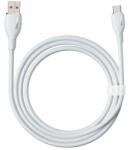 Baseus Cablu Baseus Pudding Series, USB la USB-C, 100W, Fast Charging, 1.2m, Alb