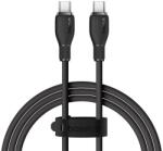 Baseus Cablu Baseus Pudding Series, 100W, USB-C la USB-C, Fast Charging, 1.2 metri, Negru