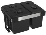 EKOTECH - Beépíthető hulladékgyűjtő FREE JAZZ 60 - 3x12 liter+1x5 liter (93014162601) - ellecishop
