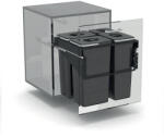 EKOTECH - Beépíthető hulladékgyűjtő FRONT 60 - 1x7 liter+3x26 liter (950141606) - ellecishop