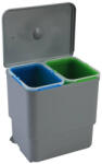 EKOTECH - Beépíthető hulladékgyűjtő SESAMO 45 - 2x8 liter (90124100) - ellecishop