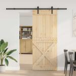 vidaXL Преплъзваща се врата NARVIK 100 x 210 см (213, 5 см) (3445358)