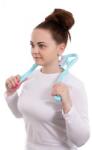 UNIZDRAV Instrument de masaj pentru coloana cervicală cu 6 role Aparat de masaj