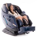 UNIZDRAV Scaun de masaj electric LUX 4D MASSAGER, albastru-auriu (Produs folosit)