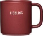 Design Letters Cana cu ureche Favourite Little LIEBLING, burgund (20105000BURLIEBLIN)