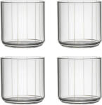 Design Letters Pahare Pyjamas transparente, 4 buc (10106004CLEARSTRIP) Pahar
