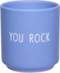 Design Letters Cana Love & Friendship Mini YOU ROCK, albastru deschis (10102006SKYBLYOURO)