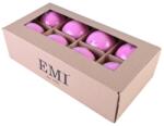 EMI Bomba de baie trandafir rosu set de 8 buc