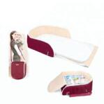  Cuib multifuncțional pentru bebeluși burgundy Baby Bed ibaby