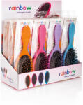SalonTools mobilier, aparate și accesorii Set de 12 perii de păr Rainbow în display elegant pentru birou (XS400847)