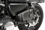 Customacces Leather saddlebag CUSTOMACCES DETROIT Negru stanga (224173)