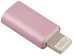 Ezone OTG átalakitó adapter (MicroUSB -> Lightning), rosegold