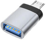Ezone OTG átalakitó adapter (USB 3.0->MicroUSB ), Ezüst