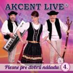 Spinaker Akcent Live: Piesne pre dobrú náladu 4 - CD