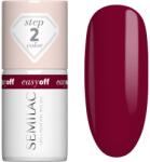 Semilac Easy Off Step 2 unghii cu gel folosind UV / lampă cu LED culoare Cherry Coke 7 ml
