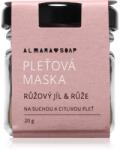 Almara Soap Face Pink Clay & Rose masca calmanta pentru fata pentru piele foarte uscata si sensibila 20 g Masca de fata
