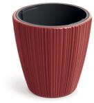 Prosperplast ORO virágcserép betéttel 34, 9 cm - szín: retro piros (DBOR350-3517U)