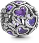 PANDORA 793772C01 Áttört szívek Mom felirattal (Ag925/1000, 1, 8 g)