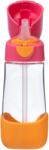b.box Бутилка със сламка b. box - Tritan, Strawberry shake, 450 ml (BX441) - ozone