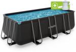 VirtuFit Fémvázas medence vízszűrővel 400×200×122cm