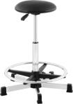 Fromm & Starck Munkaszék - 120 kg - Fekete - lábtartó gyűrű - 530 - 800 mm között állítható (STAR_STOOL_01)