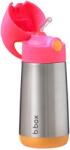 b.box Термо бутилка със сламка b. box - Strawberry shake, 350 ml (BX451)