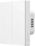SONOFF Întrerupător inteligent, încastrat, Sonoff ZBM5-2C-86W SwitchMan Zigbee Smart Wall Switch, 2 canale, 10A, Zigbee , Alb (6920075743074)