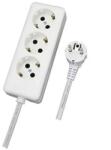Dablerom Prelungitor Dablerom 31-5330, 3 prize Schuko, 3m, alb (31-5330)
