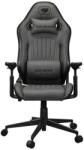 COUGAR Геймърски стол Cougar Gaming Explore Royal Gray F, до 120kg, PVC кожа, заключване в позиция, 3D регулируеми подлакътници, тъмносив (CGR-EPF-ROG)