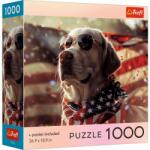 Trefl Puzzle Trefl din 1000 piese - Câine american (99226) Puzzle