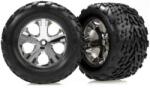 Traxxas колело 2.8", All-Star сребърен диск, 29mm, гума Talon (чифт)