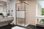 Niagara Wellness Fanny black Walk-In zuhanyfal 100 cm