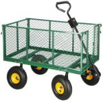 SPRINGOS összecsukható kerti Kézikocsi, 400kg teherbírás - Zöld (GA0011)