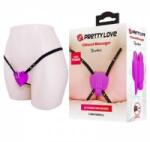 Boss of Toys Pretty Love Heartbeat Intimate Massager 10-Mode Purple ABS Silicone