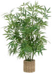 Brius Bambus artificial Atmosphera cu ghiveci din material natural, 100 cm, verde (JJ-198205)