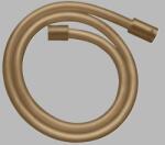 AXOR Furtun de dus, cu efect metalic 2.00 m, cu piulite cilindrice, bronz periat (Brushed Bronze), Axor Starck 28284140 28284140 (28284140)
