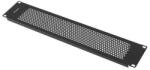 Lanberg 19" 2U perforált takaró panel, fekete (AK-1412-B) - wincity