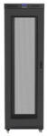 Lanberg 19" szabadon álló rack szekrény 42U/800X1200 perforált ajtó, lapraszerelt, LCD kijelző, fekete V2 (FF01-8242-23BL) - wincity