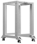 Lanberg 19" 18U 600x800 szabadon álló rack keret, szürke (OR01-6818-S) - wincity