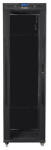 Lanberg 19" szabadon álló rack szekrény 42U/600X800 üvegajtó, lapraszerelt, LCD kijelző, fekete V2 (FF01-6842-12BL) - wincity