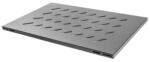Lanberg 19" fix polc/tálca nyitott rack kerethez 1000mm 1U/480.5x780mm, 120kg maximum terhelhetőség, fekete (AK-1016-B) - wincity