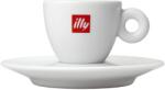 illy Чаша с чинийка за еспресо Illy бяла 60 мл
