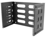 Lanberg Összecsukható 19" 8U keret 497x400/387, falra rögzíthető, fekete (FB01-5408-10B) - wincity