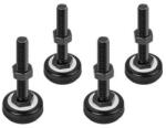 Lanberg Szintezőláb (4db) fali rack szekrényekhez (AK-1602-B) - wincity